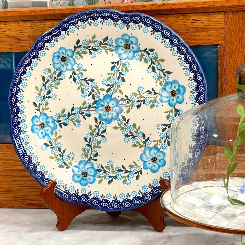 Gorgeous "Daphne" Floral Plate-Made in Poland-NEW - Picture 3 of 15